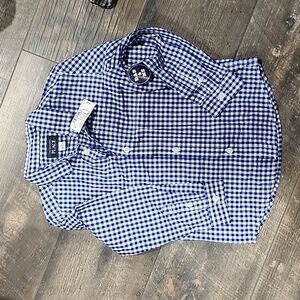 NWT The Children's Place 5T Long Sleeve Plaid Button Down Shirt